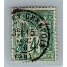 FRANCIA 1876 Yv 63 HERMOSA Y RARA 100 EUROS